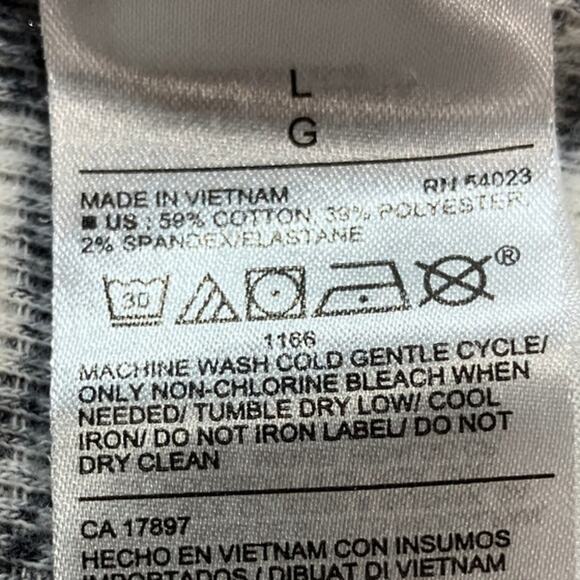 Old Navy Winter Themed Thermal-Knit Long Sleeve Top L - Picture 4 of 6